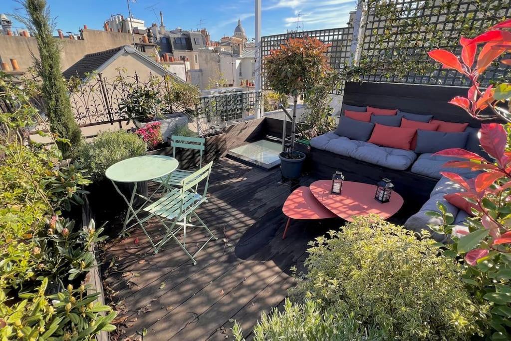 Rooftop Triplex With Garden At Notre Dame Appartement *