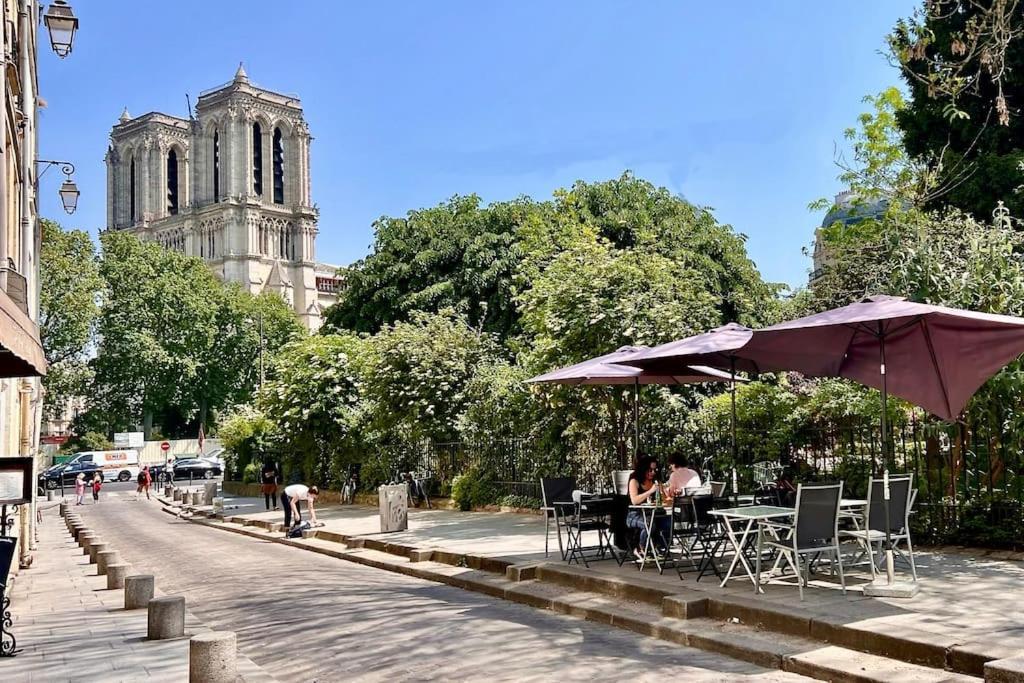 Appartement Rooftop Triplex With Garden At Notre Dame Parijs